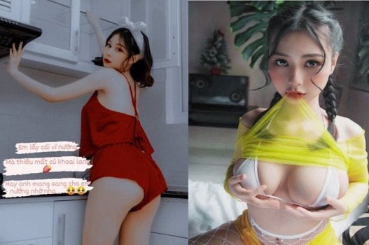 หน้าอกใหญ่ของ Nhien เช่น FUCK BIG