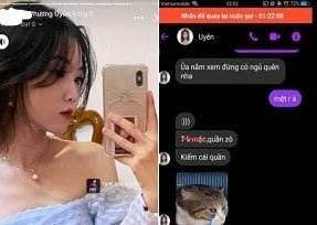 คลิปการแชทอย่างใกล้ชิดของ Phuong Uyen กับผู้ชายแปลก ๆ