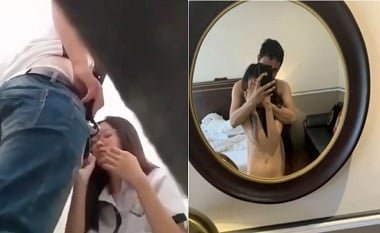 คลิปร้อนของสามีของเธอนำไปบ้านเมื่อภรรยาของเขาไปเที่ยวธุรกิจ