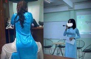 ครูที่มีความปรารถนามาก Thanh Thao ทำให้นักเรียนคลั่งไคล้