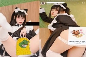 สาวสวยโชว์ความเจ้าชู้ร้อนแรงของเธอ