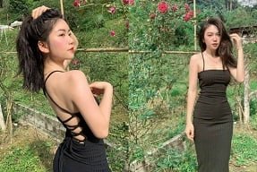 Vuong Kim Ngan ล่อลวงร่างกายที่น่าหลงใหล